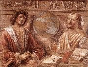 BRAMANTE Heraclitus and Democritus fd oil painting on canvas