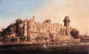 Canaletto Warwick Castle: the South Front df oil painting on canvas