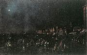 Canaletto La Vigilia di Santa Marta f oil painting on canvas
