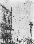Canaletto The Piazzetta to the South f oil