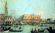 Canaletto Veduta del Palazzo Ducale oil painting reproduction