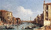 Canaletto The Grand Canal from Campo S. Vio towards the Bacino fdg oil painting