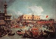 Canaletto The Bucintoro Returning to the Molo on Ascension Day fg China oil painting reproduction