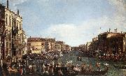 Canaletto A Regatta on the Grand Canal d China oil painting reproduction