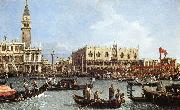 Canaletto Return of the Bucentoro to the Molo on Ascension Day d oil painting reproduction