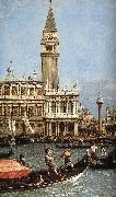 Canaletto Return of the Bucentoro to the Molo on Ascension Day (detail)  fd China oil painting reproduction