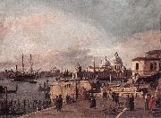 Canaletto Entrance to the Grand Canal: from the West End of the Molo  dd oil painting reproduction