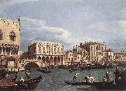 Canaletto The Molo and the Riva degli Schiavoni from the Bacino di San Marco oil painting artist