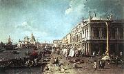 Canaletto The Molo with the Library and the Entrance to the Grand Canal f oil painting artist