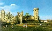 Canaletto Warwick Castle, The East Front oil