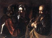Caravaggio The Denial of St Peter dfg oil painting on canvas