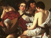 Caravaggio The Concert  The Musicians oil painting on canvas