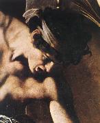 Caravaggio The Martyrdom of St Matthew (detail) f oil painting reproduction