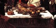 Caravaggio Supper at Emmaus (detail) fdg oil painting on canvas