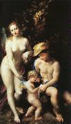 Correggio Venus and Cupid with a Satyr China oil painting reproduction