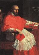 Domenichino Portrait of Cardinal Agucchi sw oil