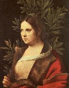Giorgione Laura oil painting