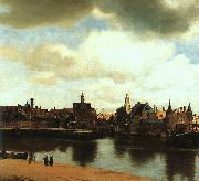 JanVermeer View of Delft oil painting reproduction