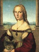 Raphael The Woman with the Unicorn oil painting reproduction