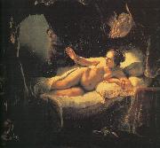 Rembrandt Danae oil painting on canvas