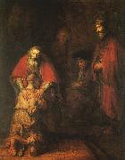 Rembrandt The Return of the Prodigal Son oil painting reproduction