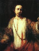 Rembrandt Lucretia oil