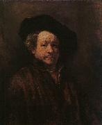 Rembrandt Self Portrait oil
