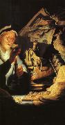 Rembrandt The Rich Old Man from the Parable oil painting reproduction
