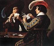 ROMBOUTS, Theodor The Card Players  at oil painting
