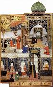 Bihzad A dervish begs to be admitted in the mosque China oil painting reproduction