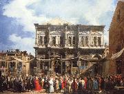 Canaletto Venice The Feast Day of Saitn Roch oil