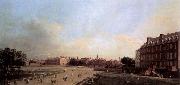 Canaletto the Old Horse Guards from St James's Park oil