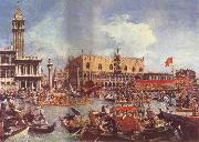 Canaletto The Bucintoro at the Molo on Ascension Day oil