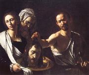 Caravaggio Salome Receives the Head of Saint John the Baptist oil painting artist