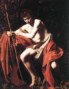 Caravaggio St. John the Baptist oil painting artist