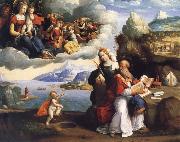 GAROFALO THe Vision of Saint Augustine oil painting on canvas