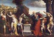 GAROFALO A Pagan Sacrifice oil painting artist