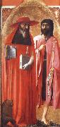 MASACCIO Saints Jerome and john the Baptist oil painting artist