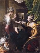 PARMIGIANINO The Mystic Marriage of Saint Catherine oil painting artist