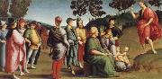 Raphael Saint John the Baptist Preaching oil painting artist