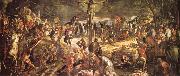 Tintoretto Kruisiging oil painting artist