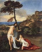 Titian Noli me Tangere oil painting on canvas