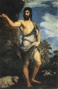 Titian St John the Baptist oil painting