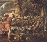Titian The Death of Actaeon oil painting artist