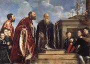 Titian The Vendramin Family oil painting on canvas