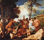 Titian The Bacchanal of the Andrians oil painting artist