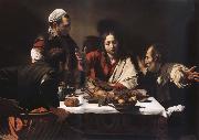 Caravaggio The meal in Emmaus oil painting artist