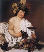 Caravaggio Youthful Bacchus oil painting artist