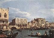 Canaletto The Molo and the Riva degli Schiavoni from the Bacino di San Marco oil painting reproduction