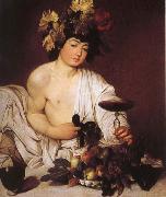 Caravaggio The young Bacchus oil painting artist